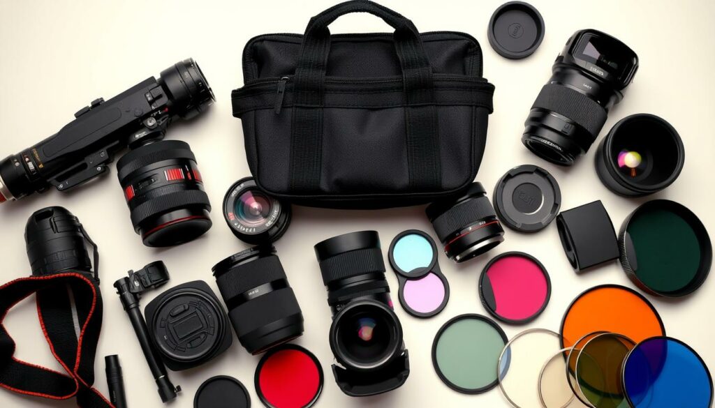 Accessoires photo : Trépieds, objectifs, sacs, filtres. Accessoires photo : Trépieds, objectifs, sacs, filtres.