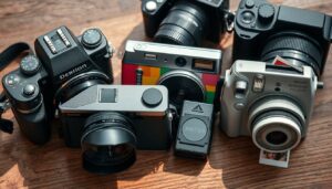 Lire la suite à propos de l’article Appareils photo : Reflex, hybrides, compacts, instantanés.